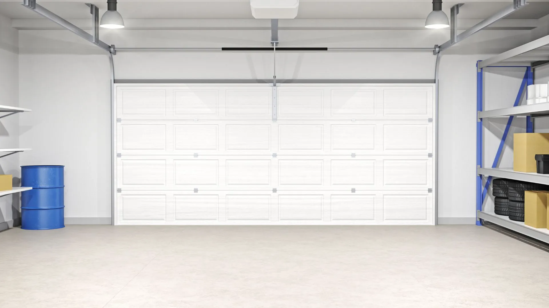 Customer discussing garage door options